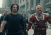 Wyatt Russell as John Walker, Sebastian Stan as Bucky Barnes, Hannah John-Kamen as Ghost and David Harbour as Alexei Shostakov/Red Guardian in Thunderbolts*, directed by Jake Schreier. Copyright: Marvel Studios. All Rights Reserved.