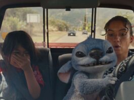 Maia Kealoha as Lilo, Stitch and Sydney Agudong as Nani in Lilo & Stitch, directed by Dean Fleischer Camp. Copyright: 2025 Disney Enterprises Inc. All Rights Reserved.