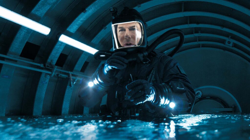 Tom Cruise as Ethan Hunt in Mission: Impossible – The Final Reckoning, directed by Christopher McQuarrie. Copyright: Paramount Pictures. All Rights Reserved.
