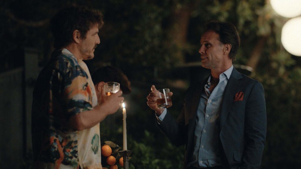 Pedro Pascal as Lucien and Walter Goggins as Sammy in The Uninvited, directed by Nadia Conners. Copyright: Foton Pictures. All Rights Reserved.