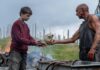 Alfie Williams as Spike and Ralph Fiennes as Dr Kelson in 28 Years Later, directed by Danny Boyle. Photo: Miya Mizuno. Copyright: 2025 CTMG, Inc. All Rights Reserved.