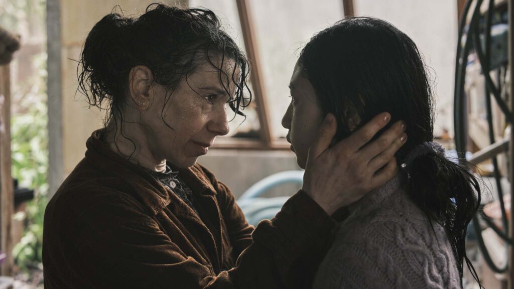 Sally Hawkins as Laura and Sora Wong as Piper in Bring Her Back, directed by Danny and Michael Philippou. Photo: Ingvar Kenne. Copyright: CTMG, Inc. All Rights Reserved.