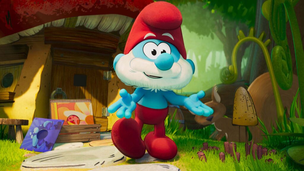 Papa Smurf (John Goodman) in Smurfs, directed by Chris Miller. Copyright: Paramount Animation. All Rights Reserved. TM & Copyright: Peyo - 2025 Lic. Lafig B./IMPS.