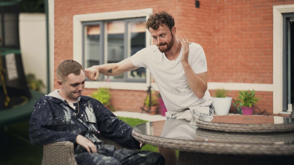 Daniel Power as Christy and Chris Walley as Trevor in Christy, directed by Brendan Canty. Copyright: Altitude Film Distribution. All Rights Reserved.