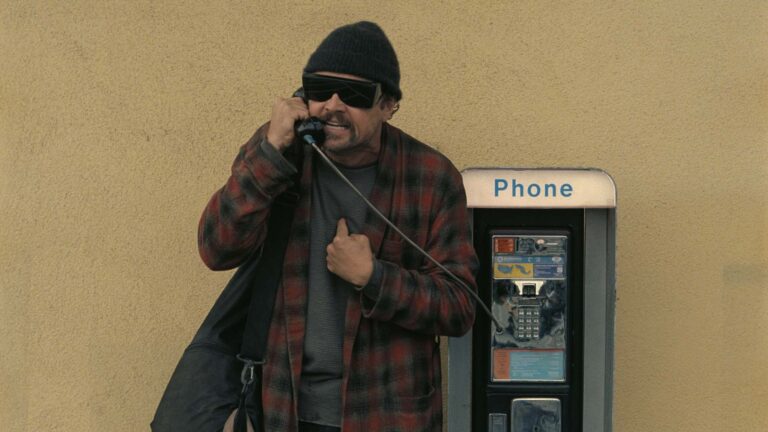 Leonardo DiCaprio as Bob Ferguson in One Battle After Another, directed by Paul Thomas Anderson. Copyright: Warner Bros. Pictures. All Rights Reserved.