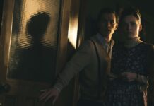 Madison Lawlor as young Lorraine and Orion Smith as young Ed in The Conjuring: Last Rites, directed by Michael Chaves. Photo: Giles Keyte. Copyright: Warner Bros. Entertainment Inc. All Rights Reserved.
