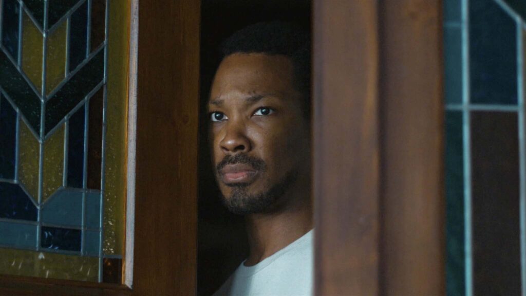 Corey Hawkins as Charles Blakey in The Man In My Basement, directed by Nadia Latif. Copyright: Andscape. All Rights Reserved.