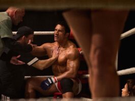 Dwayne Johnson as Mark Kerr in The Smashing Machine, directed by Benny Safdie. Copyright: A24 Films. All Rights Reserved.