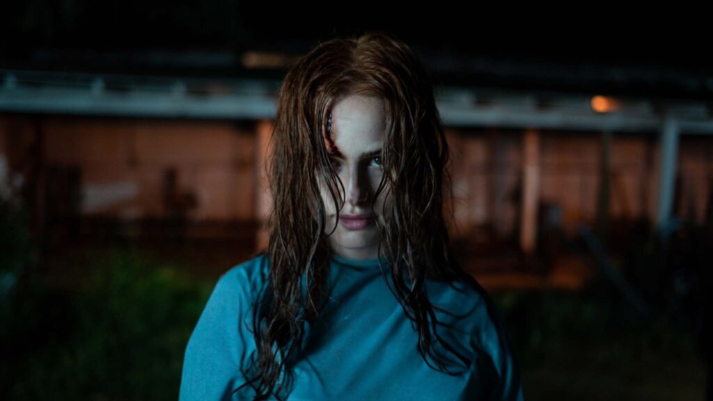 Madelaine Petsch as Maya in The Strangers: Chapter 2, directed by Renny Harlin. Copyright: Lionsgate. All Rights Reserved.