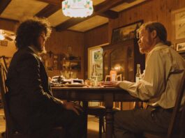 Aidan Delbis as Don and Jesse Plemons as Teddy in Bugonia, directed by Yorgos Lanthimos. Photo: Atsushi Nishijima. Copyright: Focus Features, LLC. All Rights Reserved.