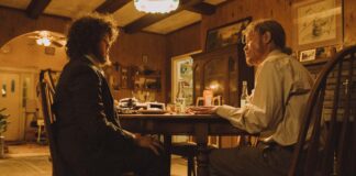 Aidan Delbis as Don and Jesse Plemons as Teddy in Bugonia, directed by Yorgos Lanthimos. Photo: Atsushi Nishijima. Copyright: Focus Features, LLC. All Rights Reserved.