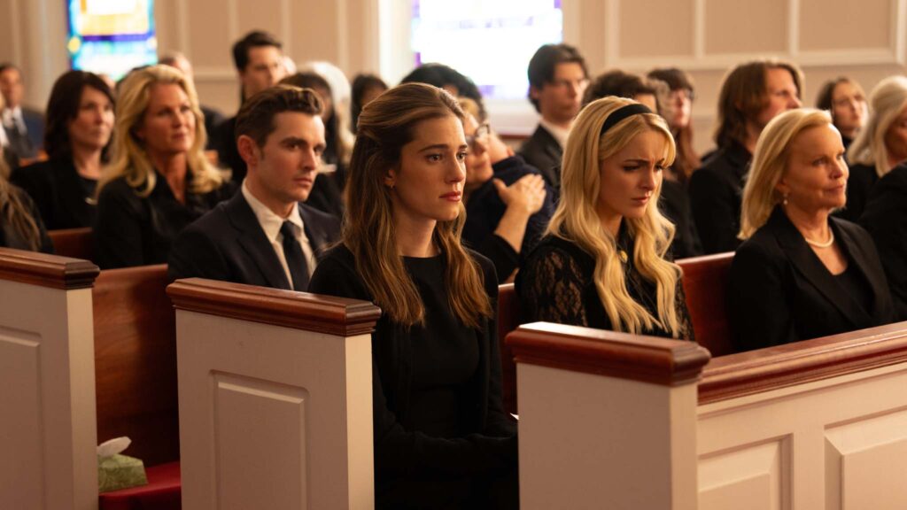 Dave Franco as Jonah, Allison Williams as Morgan and Mckenna Grace as Clara in Regretting You, directed Josh Boone. Photo: Jessica Miglio. Copyright: Paramount Pictures. All Rights Reserved.