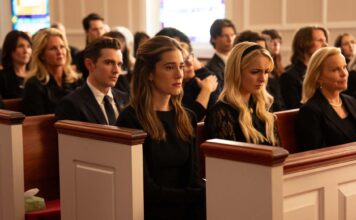 Film Review of the Week 21 October 2025 Dave Franco as Jonah, Allison Williams as Morgan and Mckenna Grace as Clara in Regretting You, directed Josh Boone. Photo: Jessica Miglio. Copyright: Paramount Pictures. All Rights Reserved.