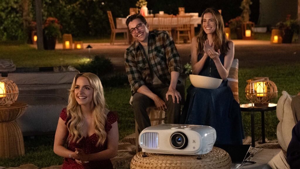 Mckenna Grace as Clara, Dave Franco as Jonah and Allison Williams as Morgan in Regretting You, directed Josh Boone. Photo: Jessica Miglio. Copyright: Paramount Pictures. All Rights Reserved.