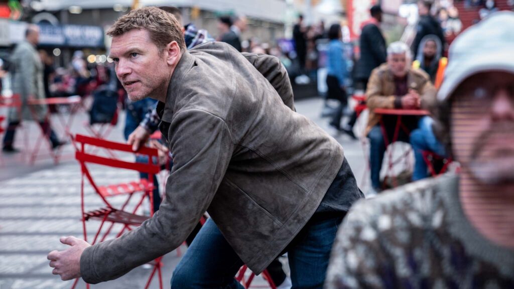 Sam Worthington as Dawson in Relay, directed by David Mackenzie. Photo: Heidi Hartwig. Copyright: Black Bear. All Rights Reserved.