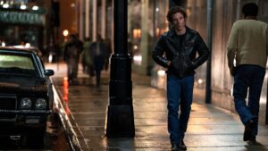 Jeremy Allen White as Bruce Springsteen in Springsteen: Deliver Me From Nowhere, directed by Scott Cooper. Photo: Macall Polay. Copyright: 20th Century Studios. All Rights Reserved.