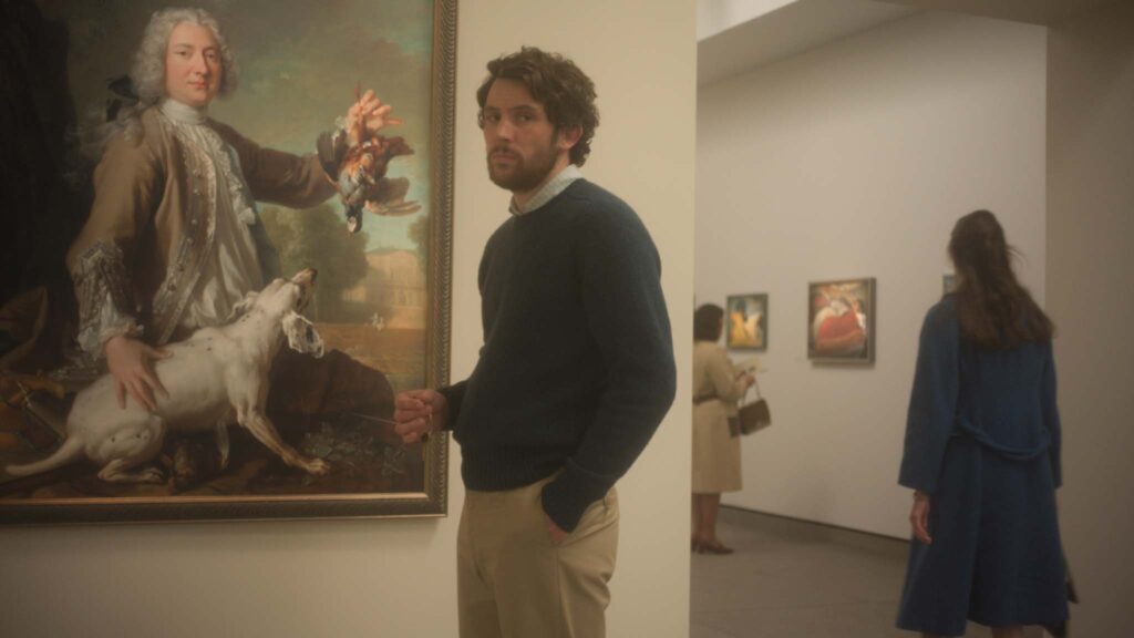 Josh O'Connor as James Blaine Mooney in The Mastermind, directed by Kelly Reichardt. Copyright: Mastermind Movie Inc./MUBI. All Rights Reserved.