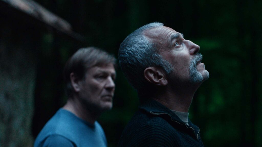 Sean Bean as Jem and Daniel Day-Lewis as Ray in Anemone, directed by Ronan Day-Lewis. Copyright: Focus Features, LLC. All Rights Reserved.