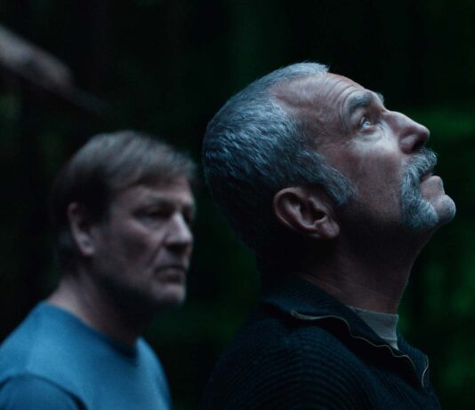 Sean Bean as Jem and Daniel Day-Lewis as Ray in Anemone, directed by Ronan Day-Lewis. Copyright: Focus Features, LLC. All Rights Reserved.