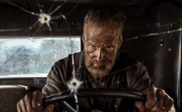 Film Review of the Week 18 November 2025 Jorma Tommila as Aatami Korpi in Sisu: Road To Revenge, directed by Jalmari Helander. Photo: Heikki Leis. Copyright: CTMG, Inc. All Rights Reserved.