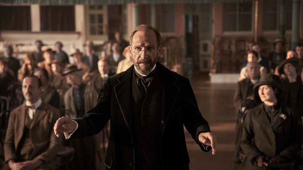 Ralph Fiennes as Dr Henry Guthrie in The Choral, directed by Nicholas Hytner. Photo: Nicola Dove. Copyright: Gerontius Productions Limited. All Rights Reserved.