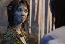 Sigourney Weaver as Kiri in Avatar: Fire And Ash, directed by James Cameron. Copyright: 20th Century Studios. All Rights Reserved.