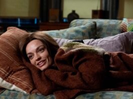 Emma Mackey as Ella McCay in Ella McCay, directed by James L Brooks. Photo: Claire Folger. Copyright: 20th Century Studios. All Rights Reserved.