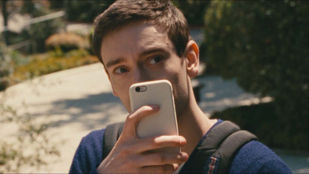 Theodore Pellerin as Matthew Morning in Lurker, directed by Alex Russell. Copyright: MUBI. All Rights Reserved.