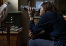 Claire Foy as Helen in H Is For Hawk, directed by Philippa Lowthorpe. Copyright: Lionsgate. All Rights Reserved.