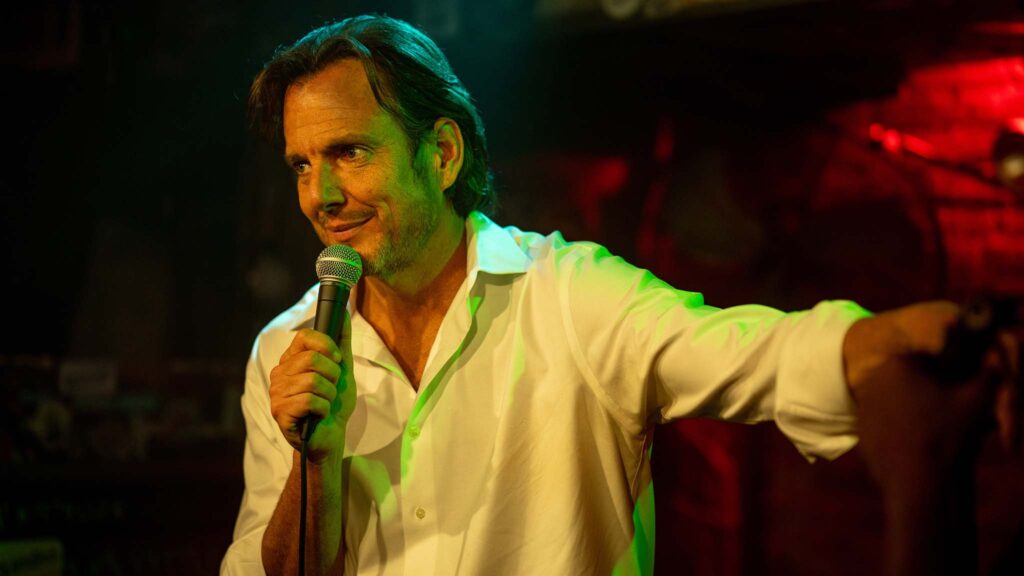 Will Arnett as Alex Novak in Is This Thing On? , directed by Bradley Cooper. Photo: Jason McDonald. Copyright: Searchlight Pictures. All Rights Reserved.