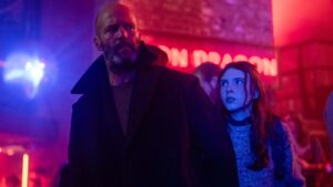 Jason Statham as Michael Mason and Bodhi Rae Breathnach as Jessie in Shelter, directed by Ric Roman Waugh. Photo: Daniel Smith. Copyright: Black Bear. All Rights Reserved.