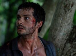 Dylan O'Brien as Bradley Preston in Send Help, directed by Sam Raimi. Photo: Brook Rushton. Copyright: 20th Century Studios. All Rights Reserved.