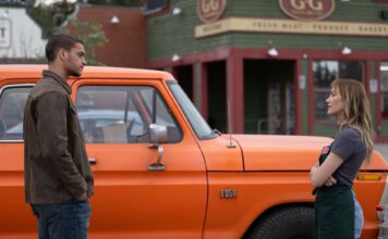 Top 3 Films of the Week 9 March 2026 Tyriq Withers as Ledger Ward and Maika Monroe as Kenna Rowan in Reminders Of Him, directed by Vanessa Caswill. Photo: Michelle Faye. Copyright: Universal Pictures. All Rights Reserved.