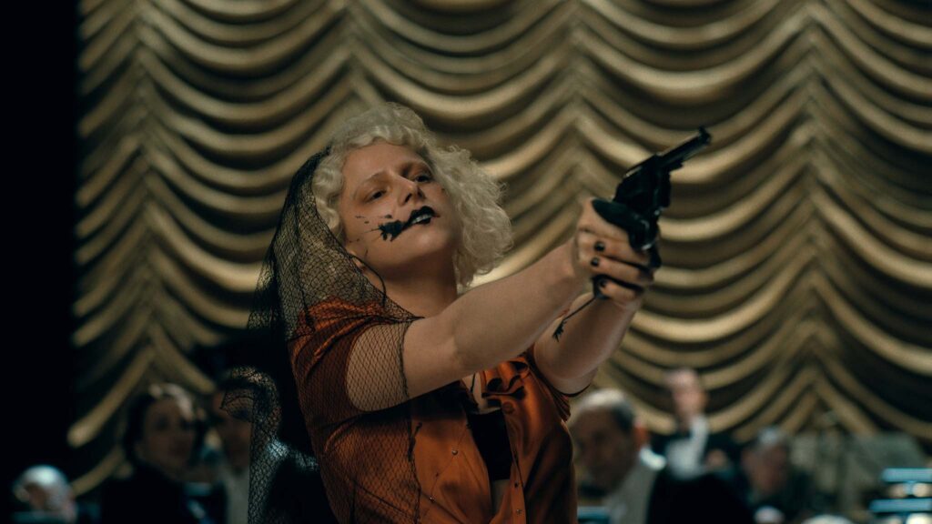 Jessie Buckley as The Bride, directed by Maggie Gyllenhaal. Photo: Niko Tavernise. Copyright: Warner Bros. Entertainment Inc. All Rights Reserved.