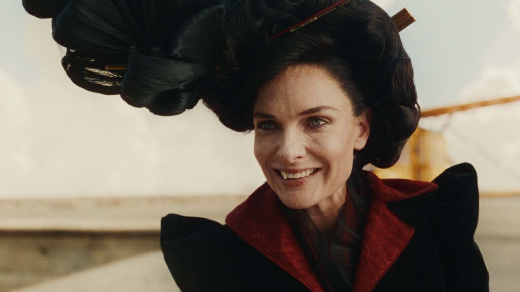 Rebecca Ferguson as Dame Snap in The Magic Faraway Tree, directed by Ben Gregor. Photo: Claire Andrew. Copyright: Entertainment Film Distributors. All Rights Reserved.