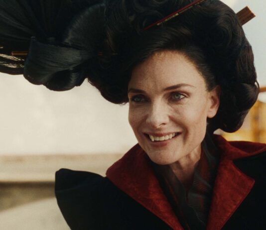 Rebecca Ferguson as Dame Snap in The Magic Faraway Tree, directed by Ben Gregor. Photo: Claire Andrew. Copyright: Entertainment Film Distributors. All Rights Reserved.