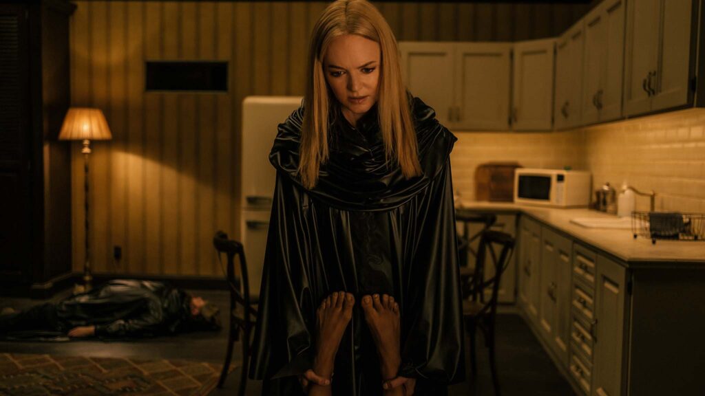 Heather Graham as Sharon in They Will Kill You, directed by Kirill Sokolov. Photo: Graham Bartholomew. Copyright: Warner Bros. Entertainment Inc. All Rights Reserved.