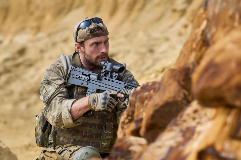 Aaron Taylor-Johnson as Will Tranter in Fuze, directed by David Mackenzie. Photo: Robert Viglasky. Copyright: Sky UK Ltd/Roadside Attractions. All Rights Reserved.