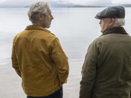 Alan Cumming as Donal Nairn and Brian Cox as Sandy Nairn in Glenrothan, directed by Brian Cox. Photo: Graeme Hunter. Copyright: Brodie Productions. All Rights Reserved.