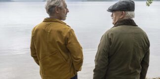 Alan Cumming as Donal Nairn and Brian Cox as Sandy Nairn in Glenrothan, directed by Brian Cox. Photo: Graeme Hunter. Copyright: Brodie Productions. All Rights Reserved.