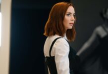 Emily Blunt as Emily Charlton in The Devil Wears Prada 2, directed by David Frankel. Photo: Macall Polay. Copyright: 20th Century Studios. All Rights Reserved.