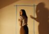 Renate Reinsve as Dr Mary Kline in Backrooms, directed by Kane Parsons. Copyright: A24. All Rights Reserved.