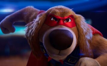 Charlie the Wonderdog (voiced by Owen Wilson) in Charlie The Wonderdog, directed by Shea Wageman. Copyright: Altitude Film Distribution. All Rights Reserved.