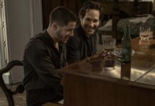 Top 3 Films of the Week 25 May 2026 Nick Jonas as Danny and Paul Rudd as Rick in Power Ballad, directed by John Carney. Photo: David Cleary. Copyright: Lionsgate. All Rights Reserved.