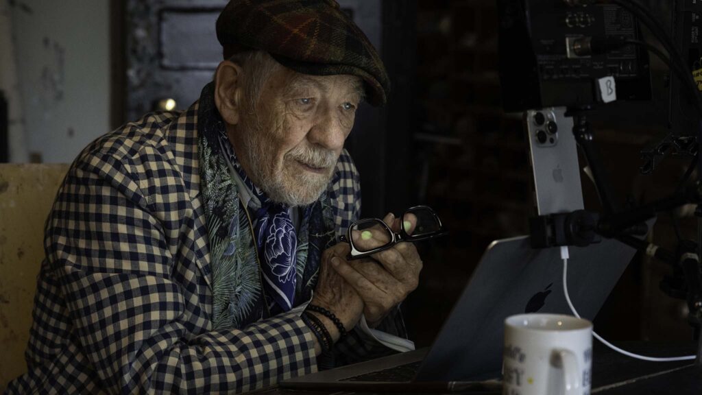 Sir Ian McKellen as Julian Sklar in The Christophers, directed by Steven Soderbergh. Photo: Claudette Barius. Copyright: Neon. All Rights Reserved.