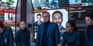 Colin Firth as Noah Scanlon, directed by Steven Spielberg. Photo: Niko Tavernise. Copyright: Universal Pictures and Amblin Entertainment. All Rights Reserved.