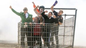 Preston Lacy, Johnny Knoxville, Wee Man, Steve-O, Danger Ehren, Preston Lacy, Chris Pontius and Dave England in Jackass: Best And Last, directed by Jeff Tremaine. Photo: Sean Cliver. Copyright: Paramount Pictures. All Rights Reserved.