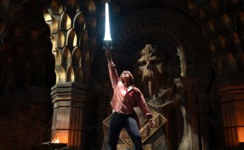 Nicholas Galitzine as Adam in Masters Of The Universe, directed by Travis Knight. Photo: Giles Keyte. Copyright: Amazon MGM Studios Content Services LLC. All Rights Reserved..