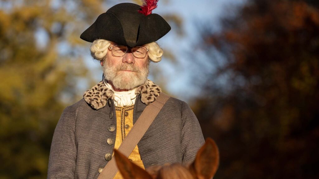 Peter Mullan as Kenneth in The Fall Of Sir Douglas Weatherford, directed by Sean Robert Dunn. Copyright: MUBI. All Rights Reserved.