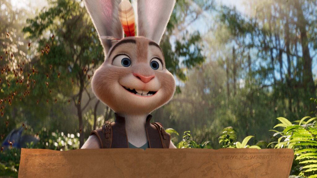 Chickenhare in Chickenhare And The Secret Of The Groundhog, directed by Benjamin Mousquet. Copyright: Miracle/iHeart Cinema. All Rights Reserved.